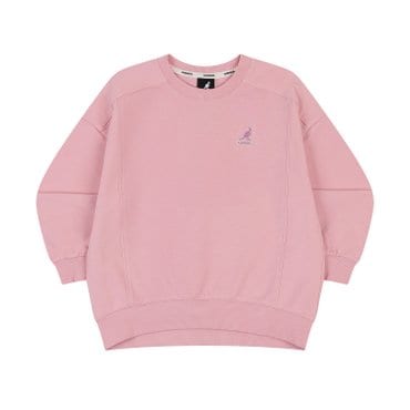 캉골키즈 클럽 로고 롱 스웻셔츠 RC 2003 핑크_ARCCMT20030PK