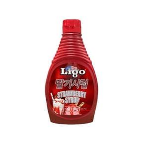 딸기시럽 585g 과일시럽 빙수재료 음료시럽 토핑시럽