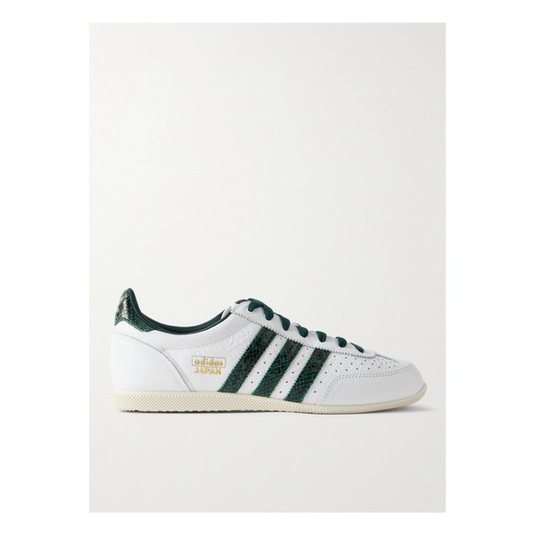 재팬 W 퍼포레이티드 가죽 스니커즈 화이트 46376663162855211