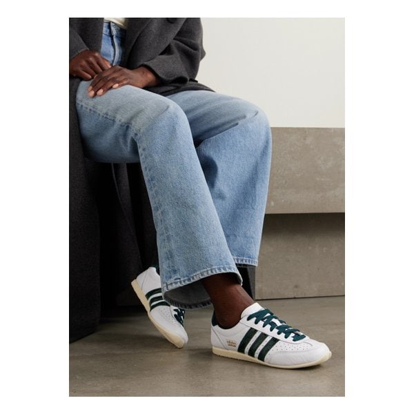 재팬 W 퍼포레이티드 가죽 스니커즈 화이트 46376663162855211