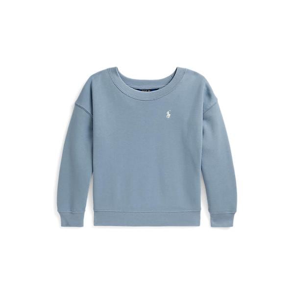 폴로 키즈 여아 2-6세 로고 테리 스웨트셔츠(CWPOKNIR8020605400)
