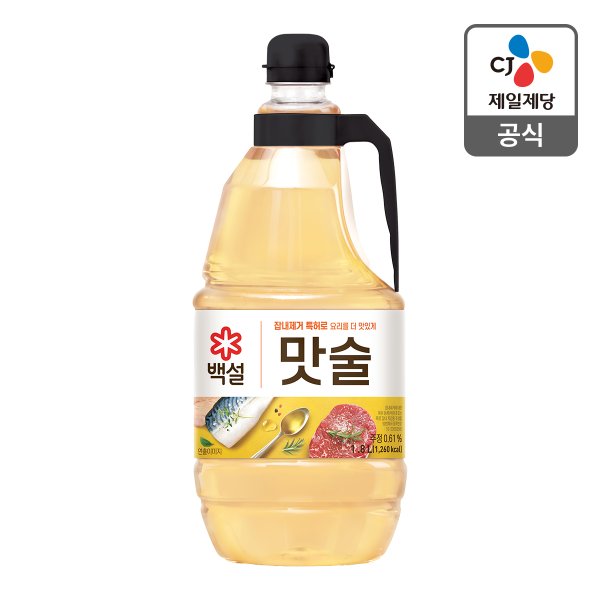 [본사배송] 백설 맛술 1.8L