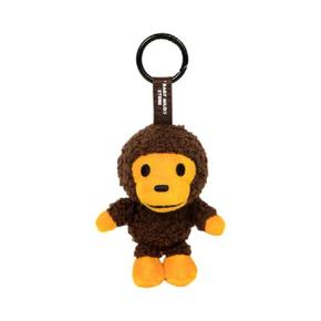 베이비 마일로 퍼 플러시 인형 키체인 10cm 브라운 1028507