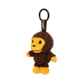 베이비 마일로 퍼 플러시 인형 키체인 10cm 브라운 1028507