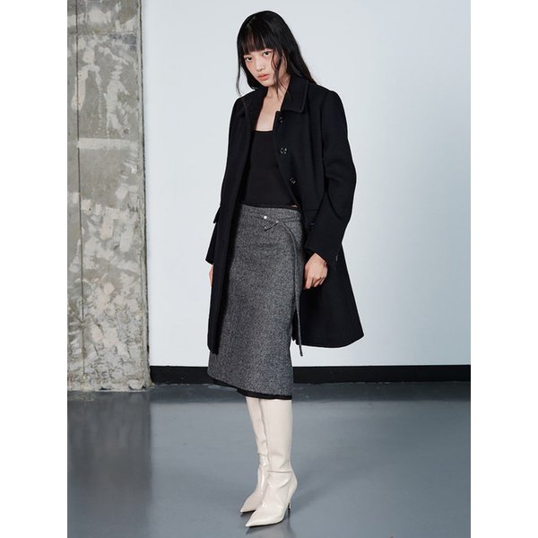 H Line Long Coat  Navy (KE5X30M06R)