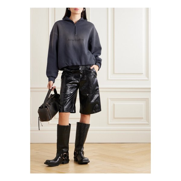 자수 프레이 코튼 저지 스웨트셔츠 블루 1647597355986381