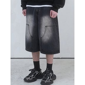 Carpenter Denim Shorts  CAMO
