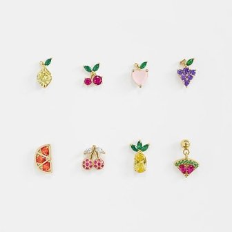 텐바이텐 mini fruit earrings (8type)