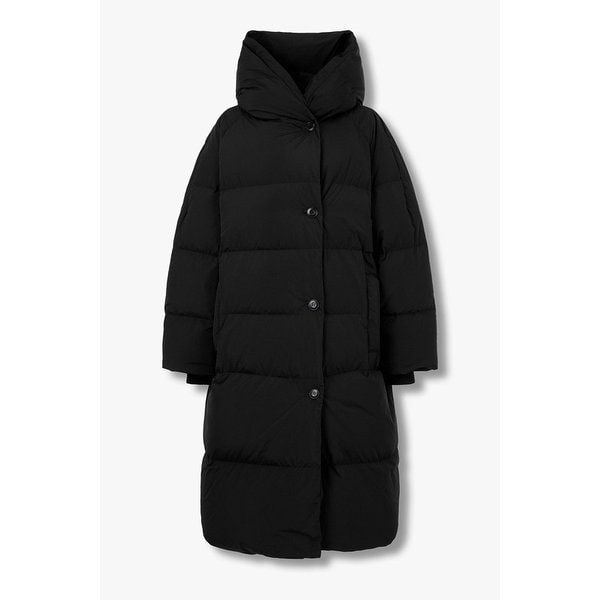 후디 싱글버튼 롱 다운 점퍼 9105414114099