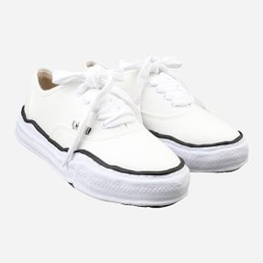 [시흥점] 6S A02FW704 WHITE 베이커 OG 솔 캔버스 로우 컷 스니커즈