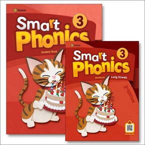 스마트 파닉스 Smart Phonics 3 교재 워크북 세트 (전2권) (3rd) (AI Phonics App)