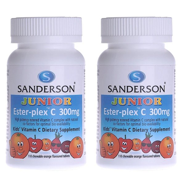 샌더슨 쥬니어 Ester-plex C 300mg 오렌지향 110정x2