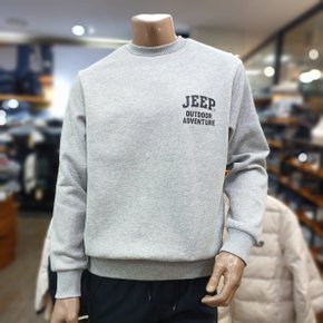 (공용 ) 기모작은 JEEP 맨투맨라운드긴소매티셔츠JO4TSU896