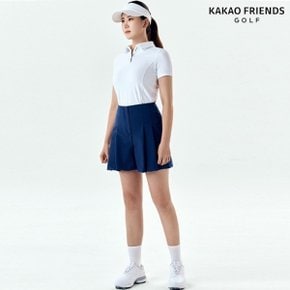 [카카오프렌즈골프 (KAKAO FRIENDS GOLF)] 여성 슬리브 로고 폴로티