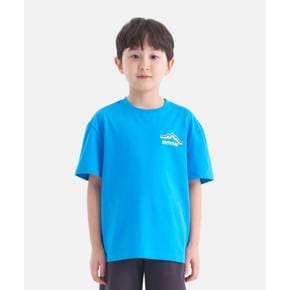 [본사]에센셜 파노라마 반팔티셔츠 (블루) OD262ISS04_BLU