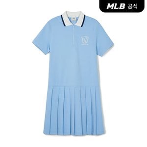 MLB [코리아공식]여성 클래식 스포츠 테니스 반팔 원피스 LA (Sky blue)