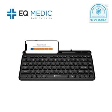 제이큐 EQ medic SANITIZE 항균유선미니키보드 K5 블랙