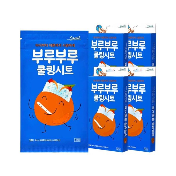 삼일제약 부루부루 쿨링시트 (6매입) 4개