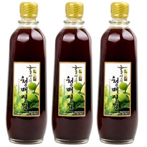 청매실원 3병x600ml 홍쌍리 매실청 매실원액 선물 7호 최신상품
