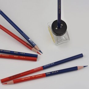 [톰보] 8900 연필 미술용 전문가용 레드 블루 낱자루