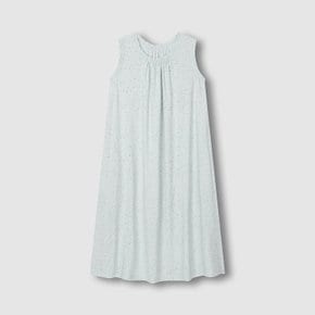 26S/S  여 레이온 도트 민소매 파자마 원피스  J206203061