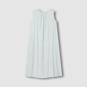 26S/S  여 레이온 도트 민소매 파자마 원피스  J206203061