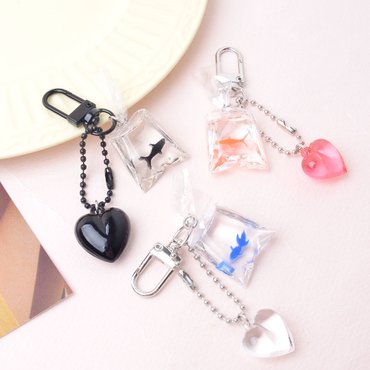 메르시밴드 물고기비닐 키링_3type