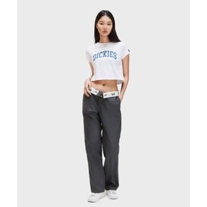 아치 로고 크롭 티셔츠 White 반팔 반소매티셔츠 DK23SG006WH0 3307440