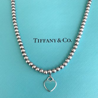 TIFFANY&CO 티파니앤코 비드 목걸이 블루 TIFFANY BEAD NECKLACE