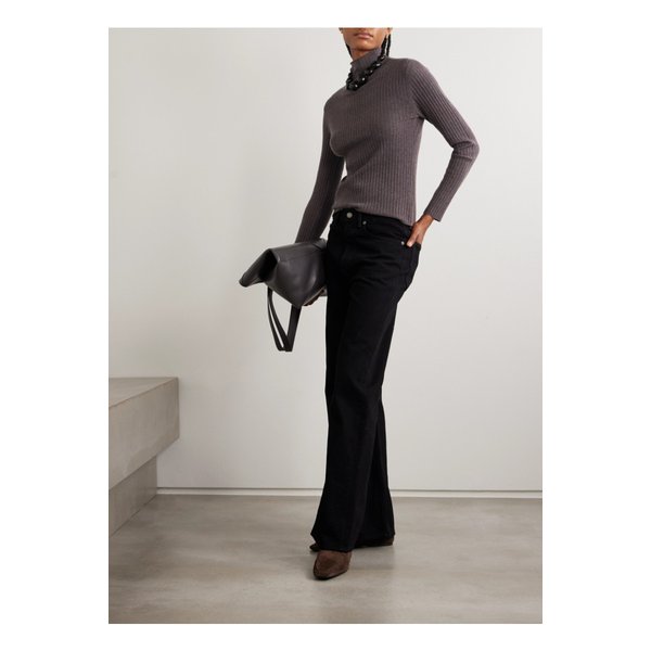 아치4 아리아나 골지 터틀넥 캐시미어 스웨터 브라운 46376663162866765