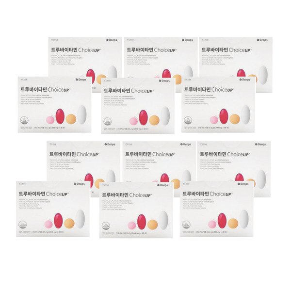 덴프스 트루바이타민 초이스 업 1840mg x30포 12개