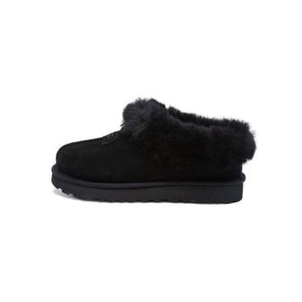 UGG 퍼 카라 스웨이드 슬립온 슈즈 (타제트) W - 블랙 1134810BLK 108226204