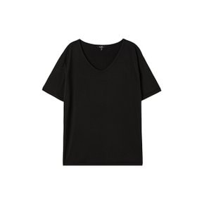 모달 V넥 루즈핏 티셔츠 AQ2CT483