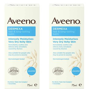 아비노 더멕사 패스트 앤 롱 라스팅 밤 건성 크림 Aveeno Dermexa Balm 75ml 2개