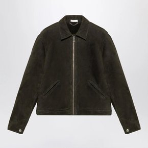 [해외배송] 24 F/W 다크 브라운 시어링 자켓 MFW24.101.LOGOLE-PET B0052332696