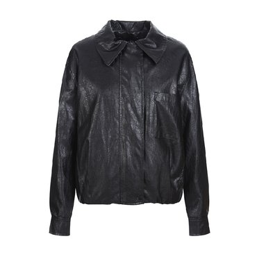 LAFEL 라펠소로브 페이크 레더 자켓 LNSJ133-9