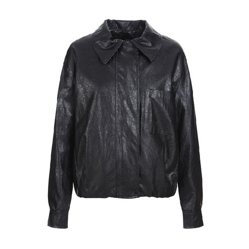LAFEL 라펠소로브 페이크 레더 자켓 LNSJ133-9