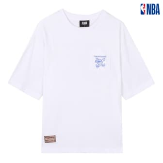 NBA 유니 HWC 캐릭터 반팔 티셔츠(N212TS043P)