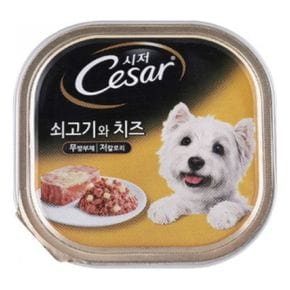 시저 쇠고기와 치즈 캔 100g UNP0059 X ( 3매입 )