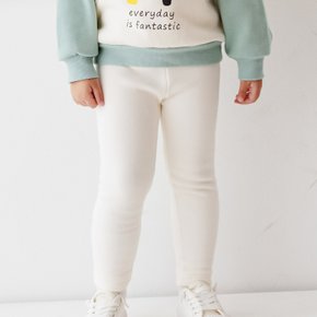 아이보리 무형광 왕기모 스판 쫄바지(레깅스)