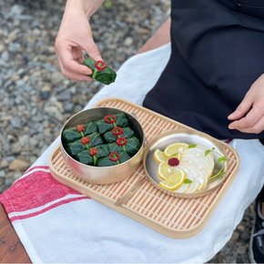 우리놋 방짜유기 빅 찬합 도시락