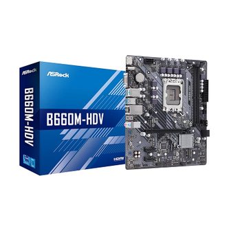  ASRock 마더보드 B660M-HDV Intel B660 시리즈 제12 세대 C