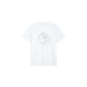 AX 남성 엠브로이더리 로고 티셔츠_화이트(A413130043)