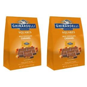 2개세트 기라델리 밀크카라멜 초콜릿 Ghirardelli Milk Caramel Squares XL Bag 453g