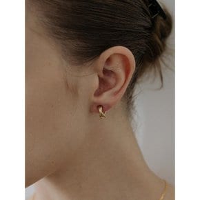 [silver925] TB020 cross line earrings