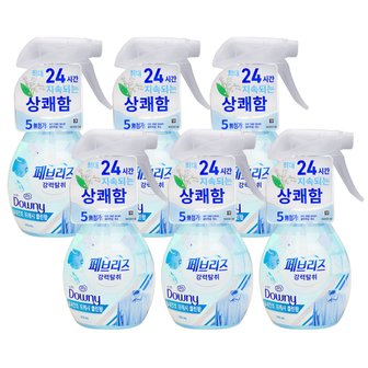 페브리즈 강력탈취 실내건조 프레시 클린향 370ml x6개