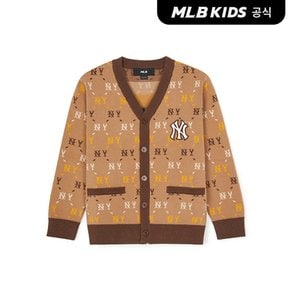 (공식)24FW 다이아 모노그램 전판 니트 가디건 7AKCMD144-50BGS