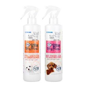 애견 뿌리는 린스 향수 보습 후로랄향 300ml 영양/윤기/엉킴방지z