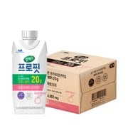 프로핏 웨이프로틴 드링크 복숭아 1박스(330ml x 12입)