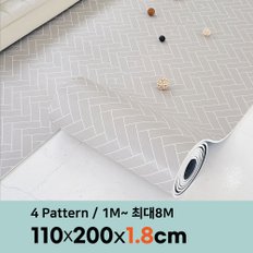 18T PVC 층간소음방지 롤매트  폭 110cm x 2m